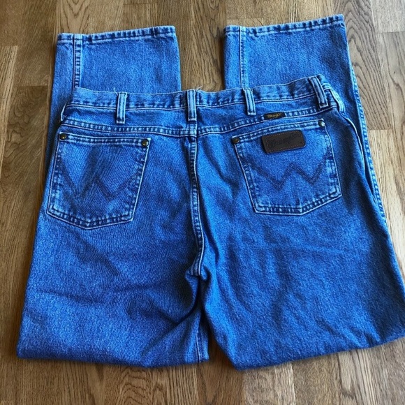 Wrangler Mens Slim Fit Jeans 34x28 
